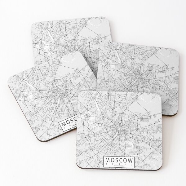 Item preview, Moscow City Map of Russia - Light designed and sold by deMAP.