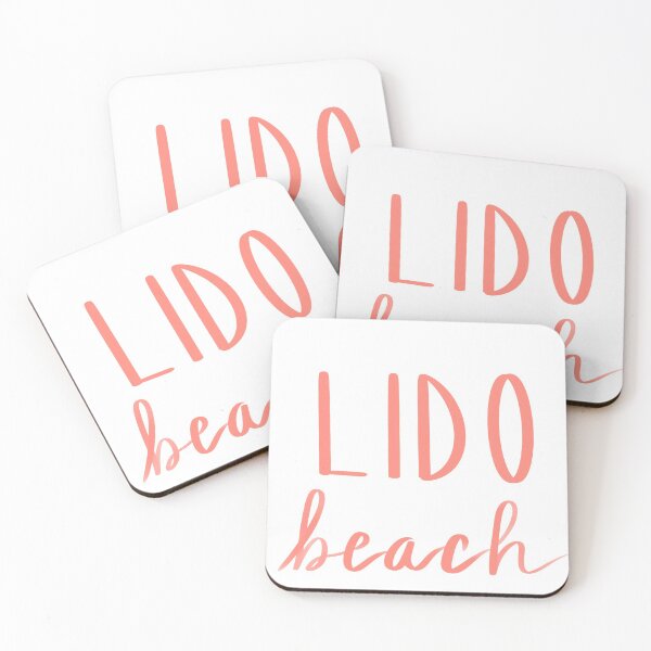 Item preview, Lido Key Beach Typography of beach of Florida designed and sold by Floridaseaside.