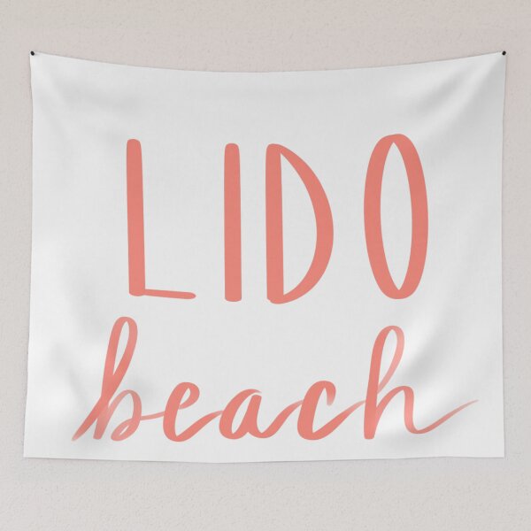 Item preview, Lido Key Beach Typography of beach of Florida designed and sold by Floridaseaside.
