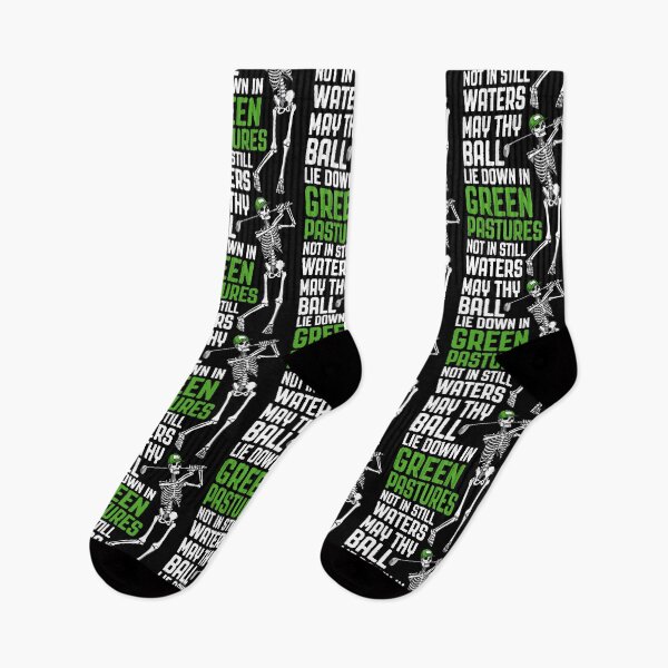 Item preview, Golf Prayer Green Pastures Funny Skeleton Golfer Quote designed and sold by GrandeDuc.