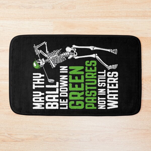 Item preview, Golf Prayer Green Pastures Funny Skeleton Golfer Quote designed and sold by GrandeDuc.