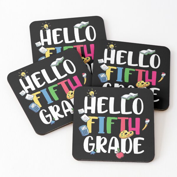 Item preview, Hello Fifth Grade - Trendy Back To School Design For Students and Teachers designed and sold by Prince - Bestseller ★★★★★.