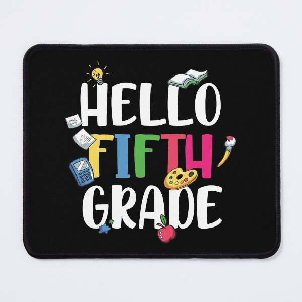 Item preview, Hello Fifth Grade - Trendy Back To School Design For Students and Teachers designed and sold by Prince - Bestseller ★★★★★.