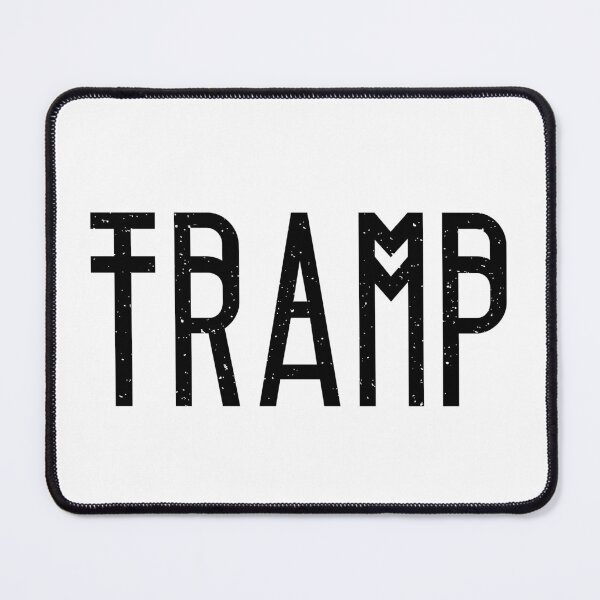 Item preview, Tramp Elongated Typography designed and sold by Parag's Travel Shop.