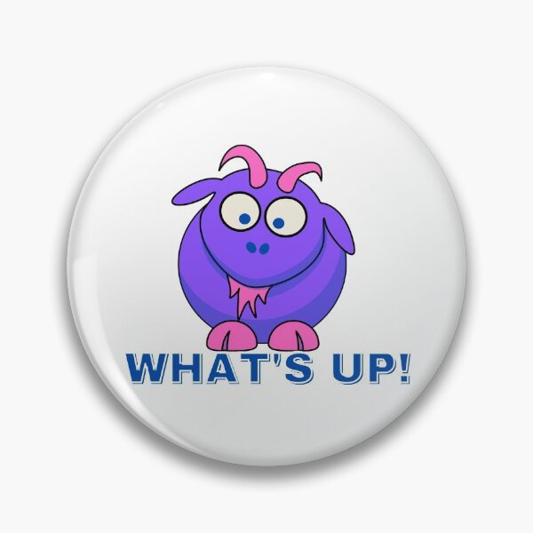 Item preview, cute and funny ram with the word what's up. designed and sold by Trianglegreen.