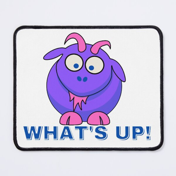 Item preview, cute and funny ram with the word what's up. designed and sold by Trianglegreen.