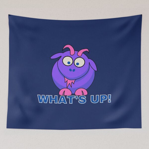 Item preview, cute and funny ram with the word what's up. designed and sold by Trianglegreen.