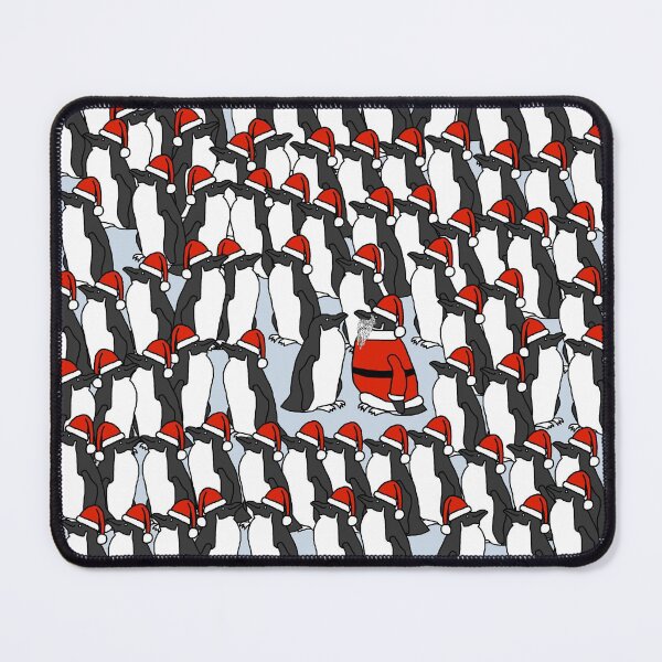 Item preview, Awkward Christmas Party for Santa Penguins designed and sold by ellenhenry.