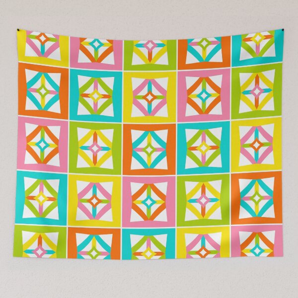 Item preview, Breeze Block Nine P Multi Two designed and sold by Owen1976.