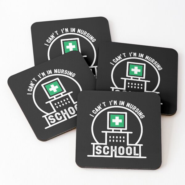 Artikelvorschau, Ich kann nicht, ich bin in der Krankenpflegeschule, lustige Krankenpflegeschule T-Shirt, Krankenpflegeschule, Geschenk für Krankenpflegeschüler, zukünftige Krankenschwester entworfen und verkauft von plussorn.