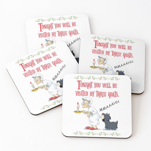 Item preview, Visited by Three Goats designed and sold by ToonTrove.