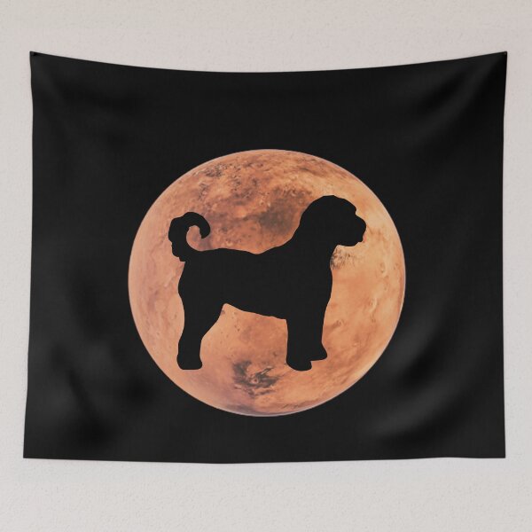 Item preview, labradoodle Dog Silhouette in Mars labradoodle lover gift designed and sold by alaechamlal.