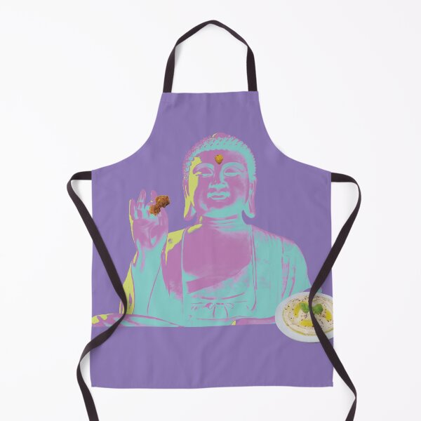 Item preview, buddha eating hummus and falafel designed and sold by zupperman.