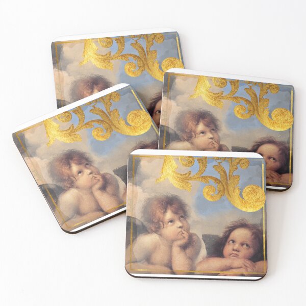 Item preview, Angels, Painting by Raphael Sanzio, with his Signature (ACCI)  designed and sold by VanyssaGraphics.