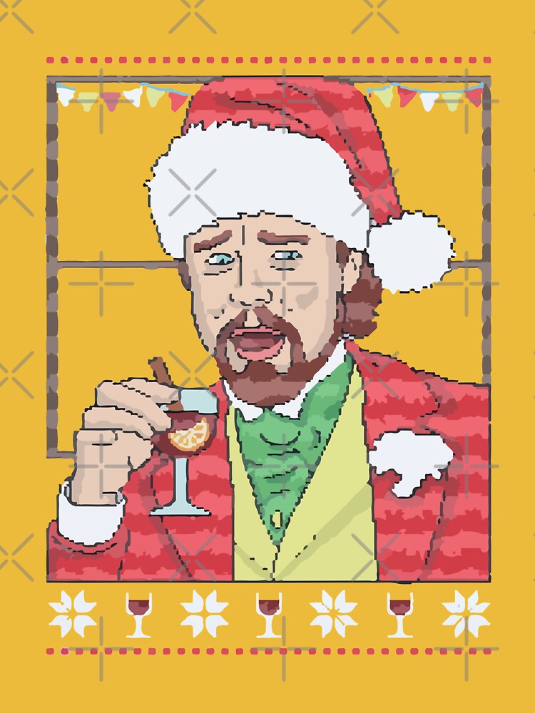 Xmas Jumper Leo Meme Jumper Leonardo Meme Christmas Jumper FUNNY