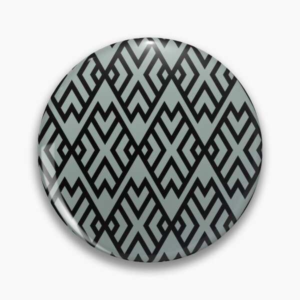 Item preview, Green and Black Diamond Shape Tile Pattern Pairs Dulux 2022 Popular Colour Fresh Foliage - Color Trends designed and sold by ColorOfTheYears.