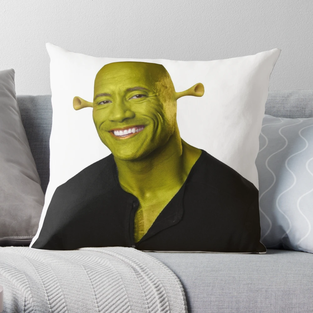 The Rock Face Printing Throw Pillow Cover Sofa Soft Case Office