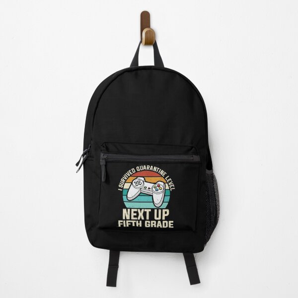 Item preview, I survived Quarantine Level, Next Up Fifth Grade - Trendy  Retro Vintage Sunset Back To School Design For Students and Teachers designed and sold by Prince - Bestseller ★★★★★.