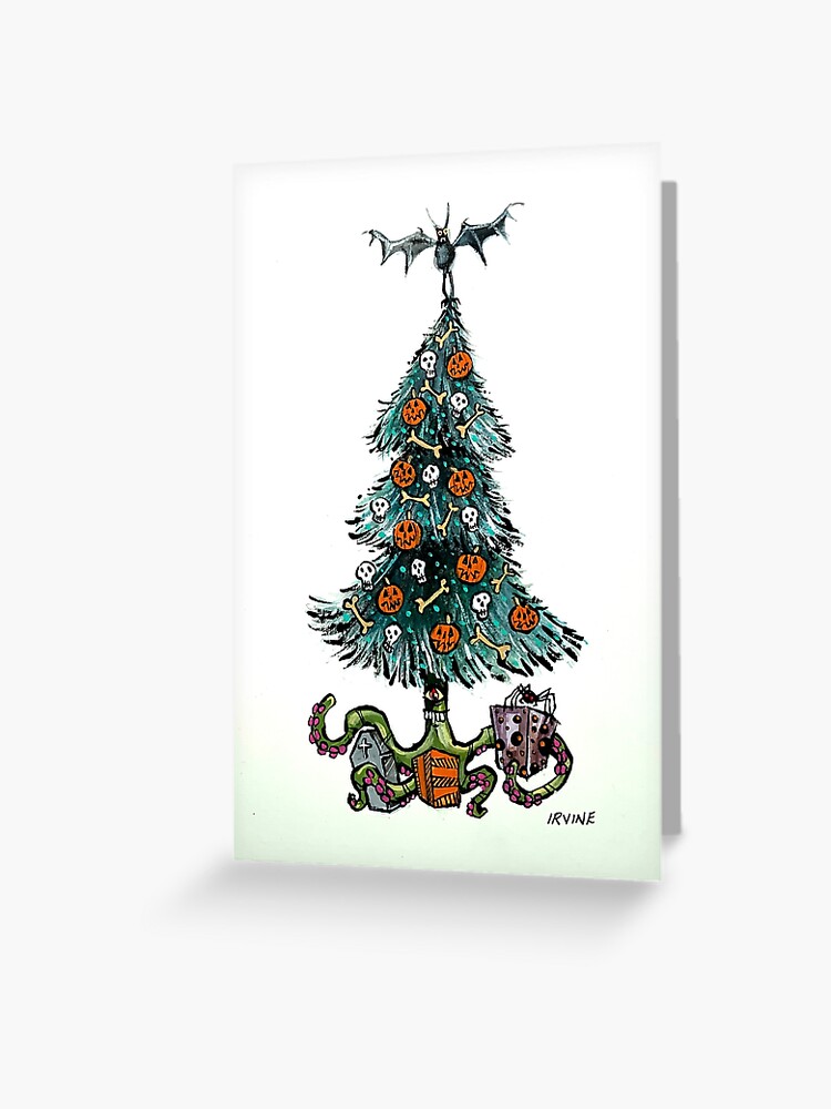 Monster Tree Greeting Card By Gnarledbranch Redbubble