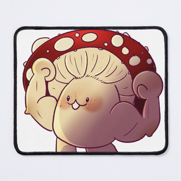 Item preview, Cute buff mushroom  designed and sold by Artfromtheabyss.