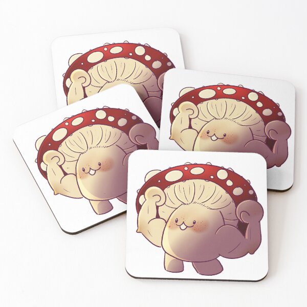Item preview, Cute buff mushroom  designed and sold by Artfromtheabyss.