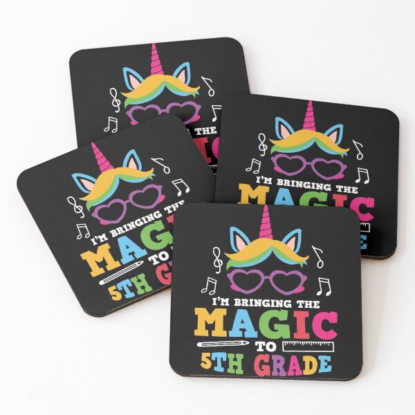 Item preview, I'm Bringing the Magic to Fifth Grade - Trendy Back To School Unicorn Design For Students and Teachers designed and sold by Prince - Bestseller ★★★★★.