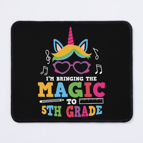 Item preview, I'm Bringing the Magic to Fifth Grade - Trendy Back To School Unicorn Design For Students and Teachers designed and sold by Prince - Bestseller ★★★★★.
