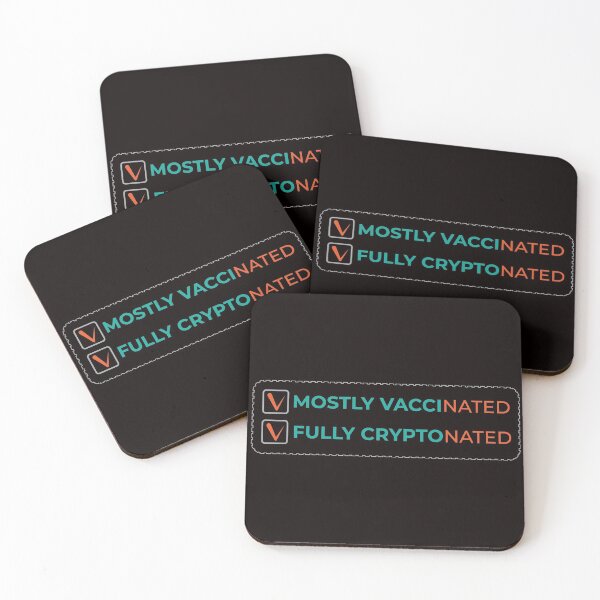 Item preview, Pandemic Trilogy. Mostly Vaccinated. Fully Cryptonated. designed and sold by VoloshenDesigns.