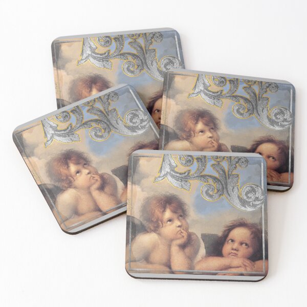 Item preview, Angels, Painting by Raphael Sanzio, with his Signature (ACCI)  designed and sold by VanyssaGraphics.