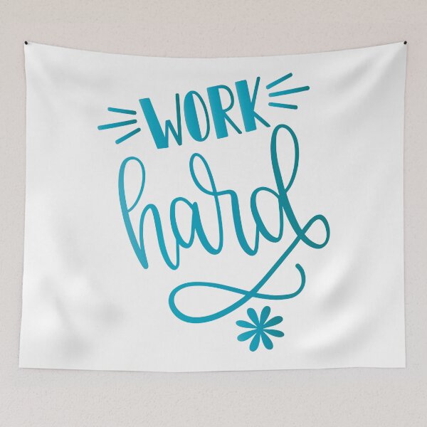 Item preview, Work hard inspirational sayings designed and sold by Countryside63.