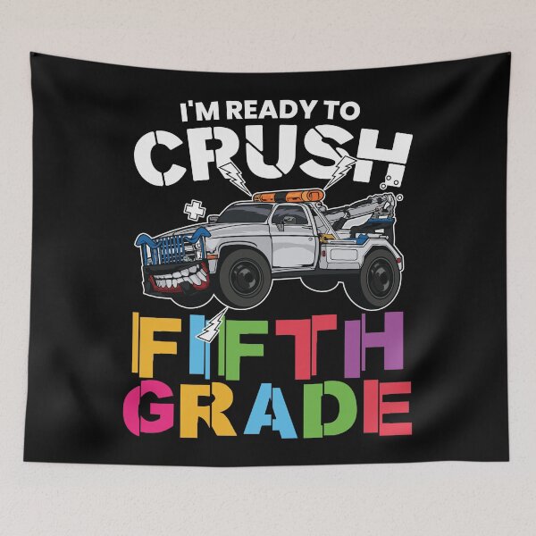 Item preview, I'm Ready to Crush Fifth Grade - Trendy Back To School Design For Students and Teachers designed and sold by Prince - Bestseller ★★★★★.