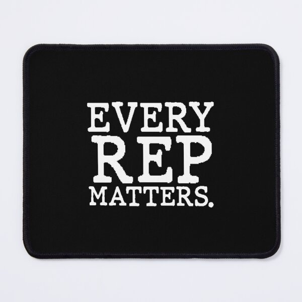 Item preview, Every Rep Matters Gym Motivation Quote designed and sold by AritraSur.