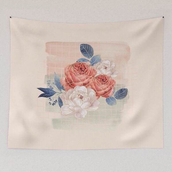 Item preview, Vintage Flowerpattern designed and sold by Perceptible.