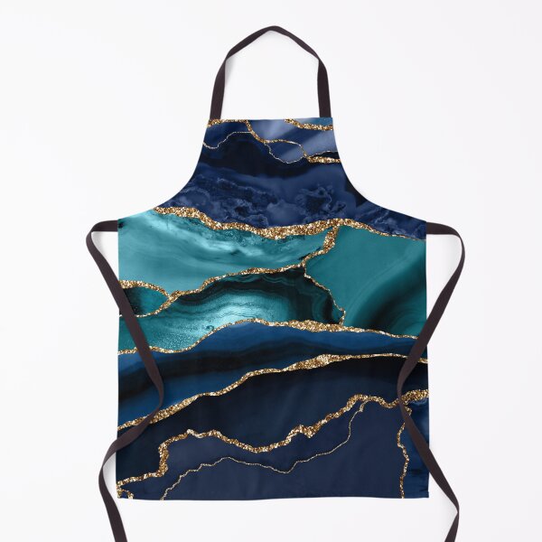 Item preview, Glamour Ocean Blue Faux Marble designed and sold by MysticMarble.