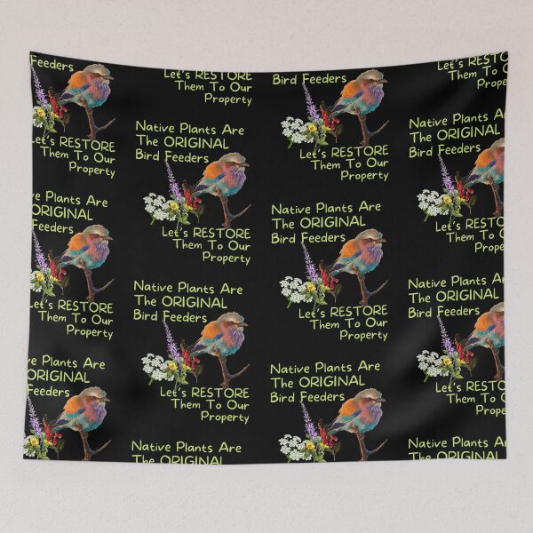 Item preview, Native Plants Are The Original Bird Feeder Design designed and sold by EarthArtDesigns.