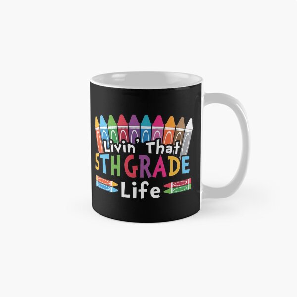 Item preview, Livin' that Fifth Grade Life - Trendy Back To School Design For Students and Teachers designed and sold by Prince - Bestseller ★★★★★.