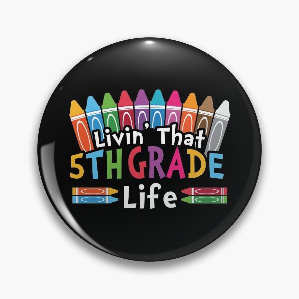 Item preview, Livin' that Fifth Grade Life - Trendy Back To School Design For Students and Teachers designed and sold by Prince - Bestseller ★★★★★.