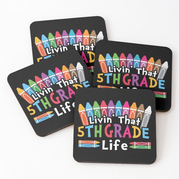 Item preview, Livin' that Fifth Grade Life - Trendy Back To School Design For Students and Teachers designed and sold by Prince - Bestseller ★★★★★.