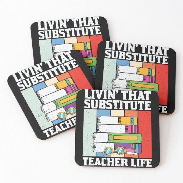 Item preview, Livin' That Substitute Teacher Life - Trendy Back To School Design For Students and Teachers designed and sold by Prince - Bestseller ★★★★★.