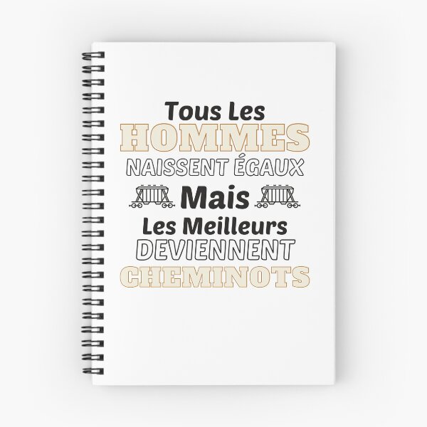 Item preview, Tous Les Hommes Naissent Egaux Mais Les Meilleurs Deviennent Cheminots designed and sold by RE PIXEL.