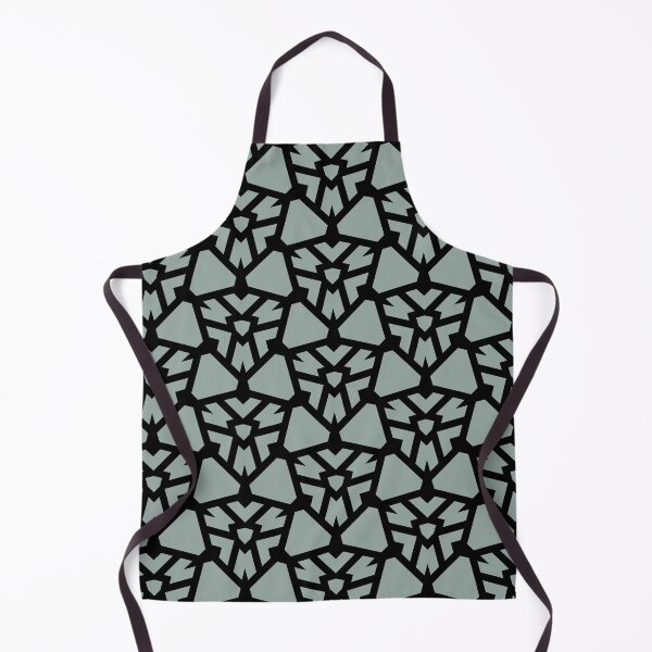 Item preview, Green and Black Shield Shape Tile Pattern Pairs Dulux 2022 Popular Colour Fresh Foliage - Color Trends designed and sold by ColorOfTheYears.