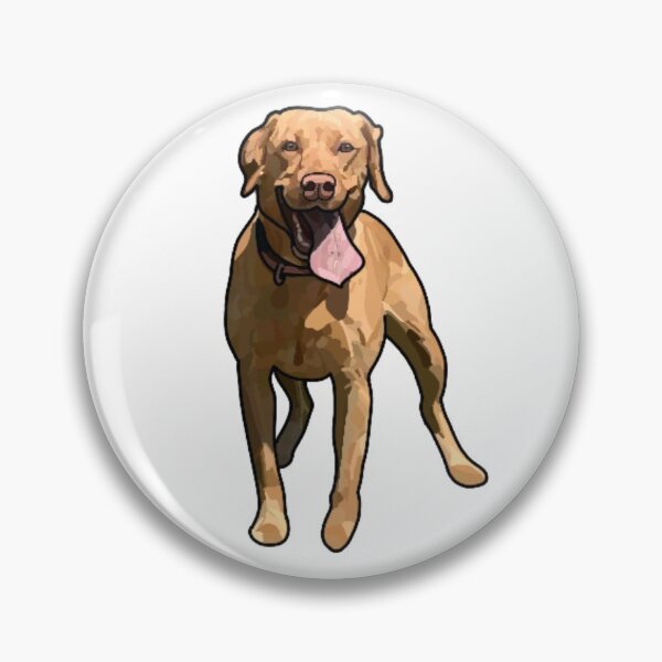 Item preview, Harley the Yellow Lab Original Color Block  designed and sold by doodle-mittens.