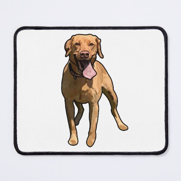 Item preview, Harley the Yellow Lab Original Color Block  designed and sold by doodle-mittens.