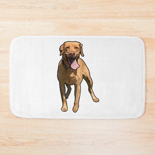 Item preview, Harley the Yellow Lab Original Color Block  designed and sold by doodle-mittens.