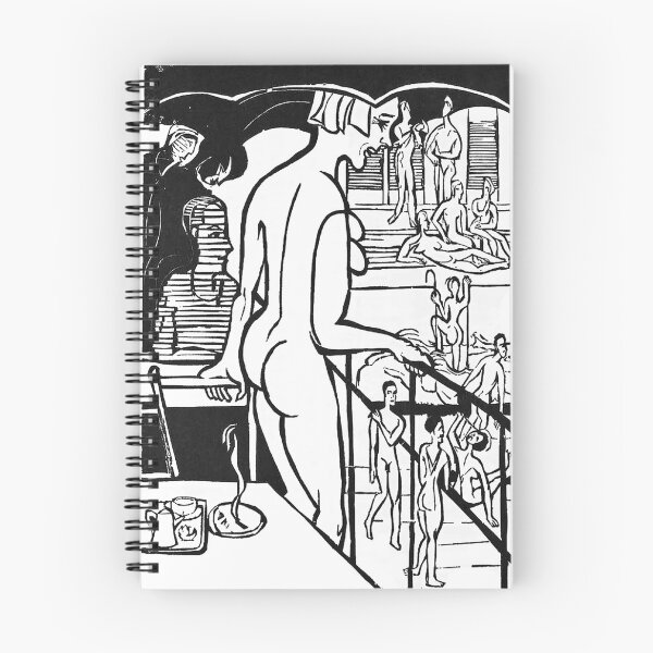 Item preview, Ernst Ludwig Kirchner, bathing establishment designed and sold by SEEMUELLER.