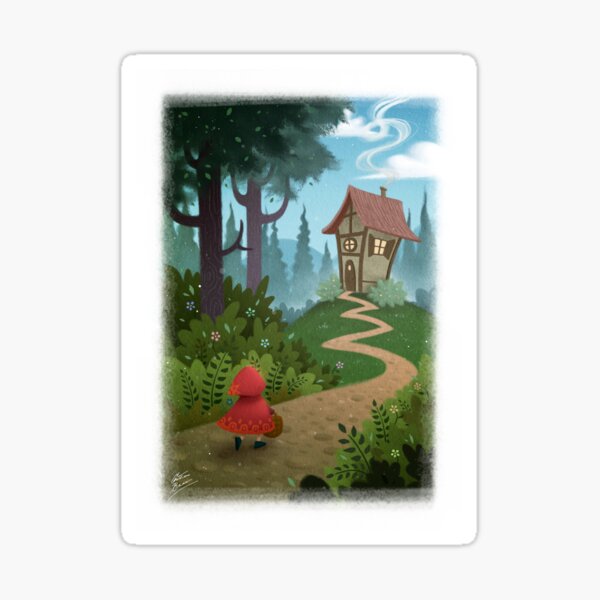 Little Red Riding Hood Sticker