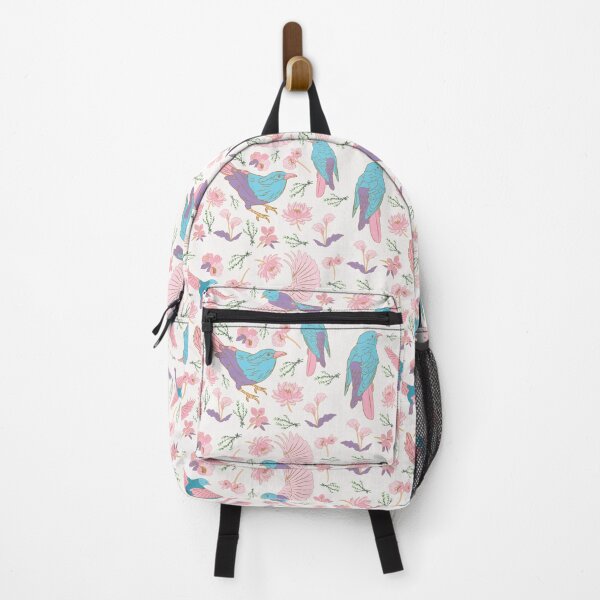 Item preview, Elegant Pink Flying Birds and Flowers Pattern Design (Floral) designed and sold by By Roqia.