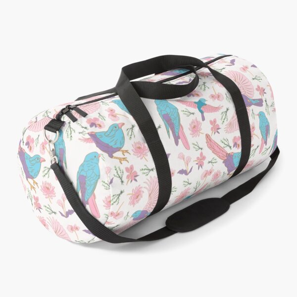 Item preview, Elegant Pink Flying Birds and Flowers Pattern Design (Floral) designed and sold by By Roqia.