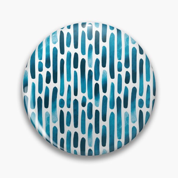 Item preview, Watercolor Strokes 091121 - Prussian Blue and White designed and sold by Artberry.