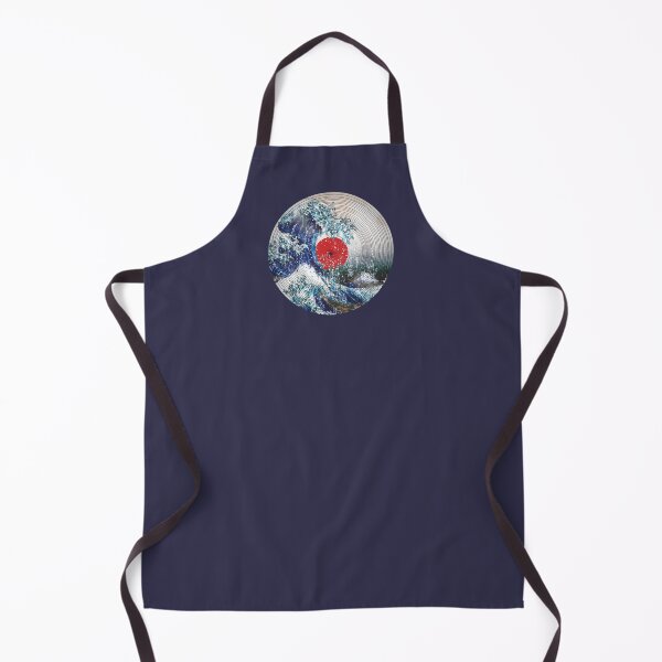 Item preview, Great Wave off Kanagawa Vintage Vinyl LP Retro Japan Hokusai designed and sold by onicon.
